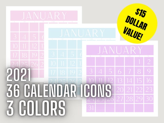 21 Calendar Icons For Ios 14 And Macos Big Sur Pastel Etsy 21 Calendar Icons For Ios 14 And Macos Big Sur Pastel Etsy