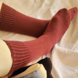 Wool Socks Plain Design %100 Merino Wool Socks Wool Socks Men Wool Socks Mens Socks Men Socks Wool Knit Wool Socks Socks image 1