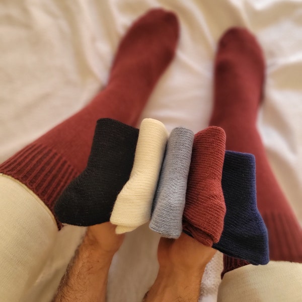 Wool Socks Plain Design | %100 Merino Wool Socks | Wool Socks Men | Wool Socks Mens | Socks Men | Socks Wool | Knit Wool Socks | Socks