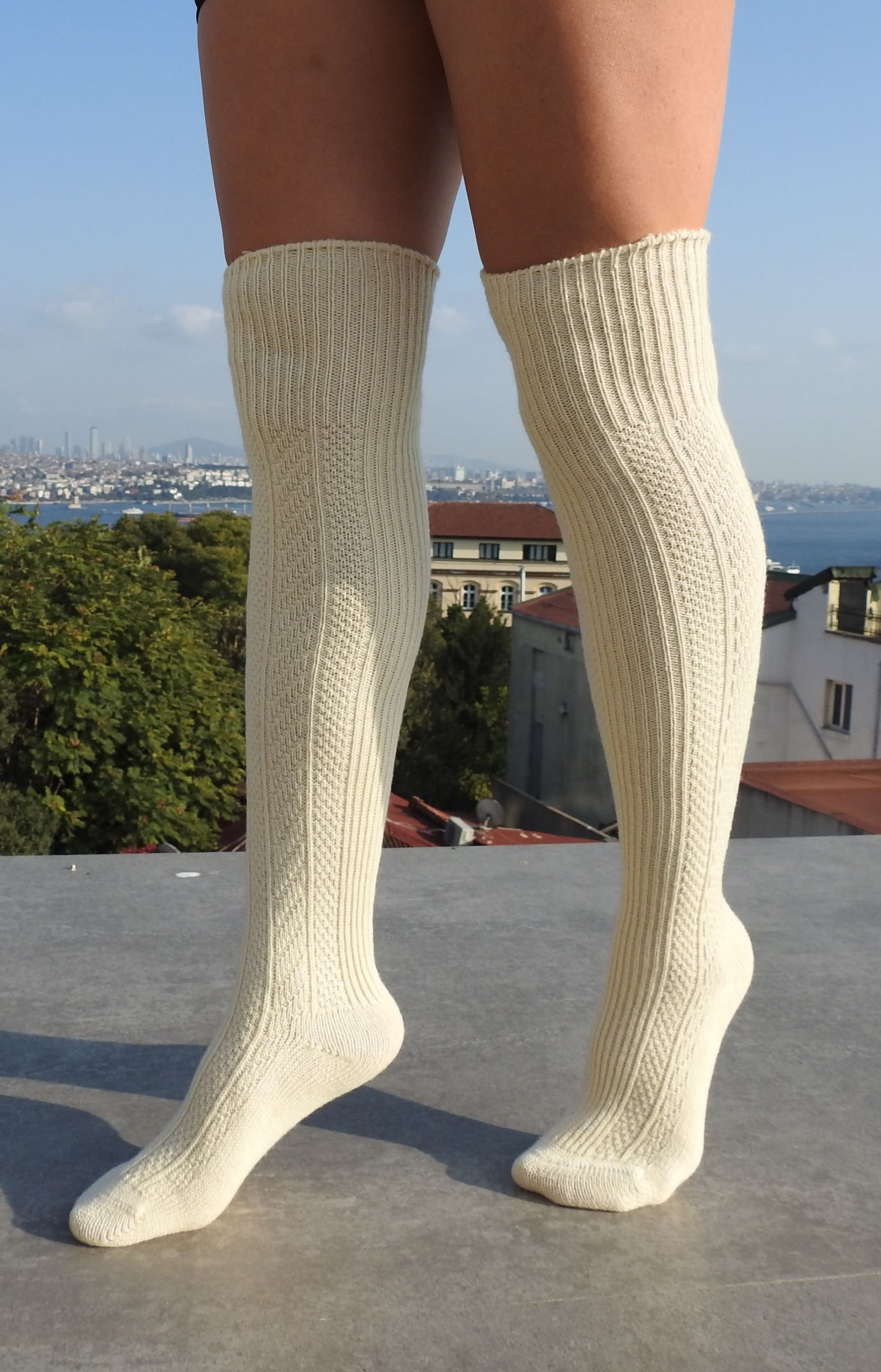 Over Knee Merino Wool Socks