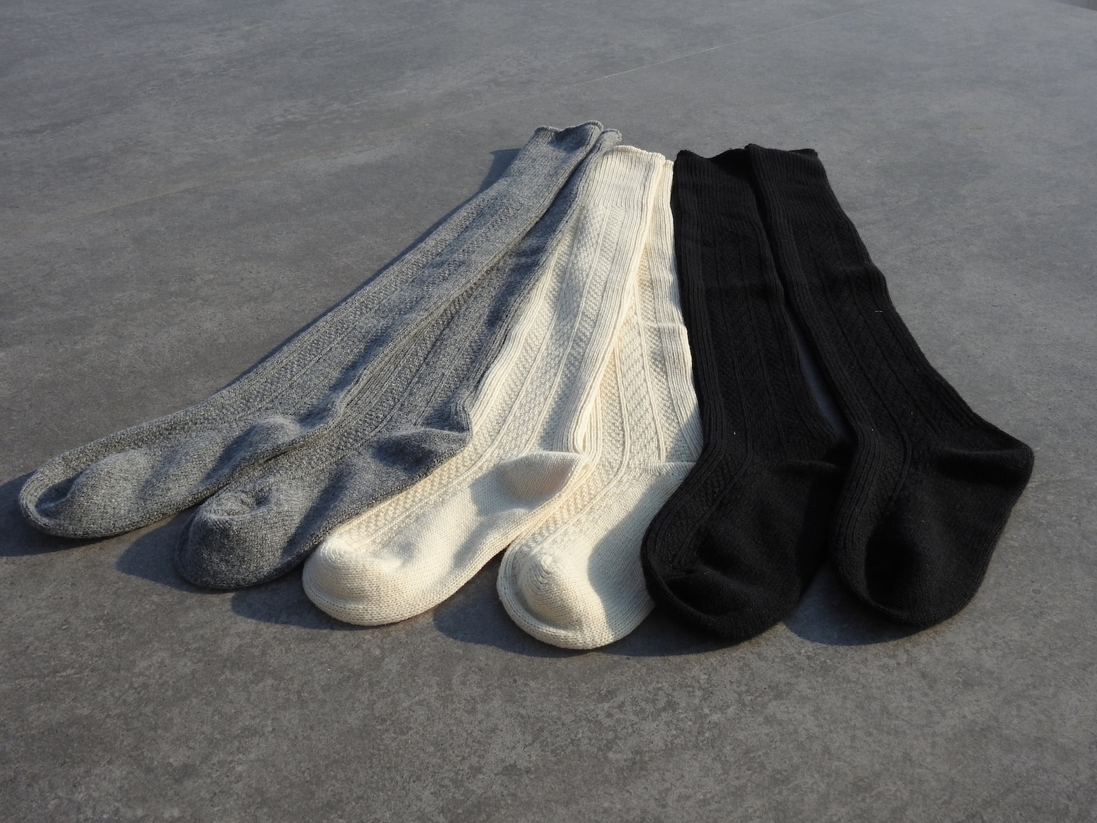 Over Knee %100 Merino Wool Socks 3 Socks - Etsy