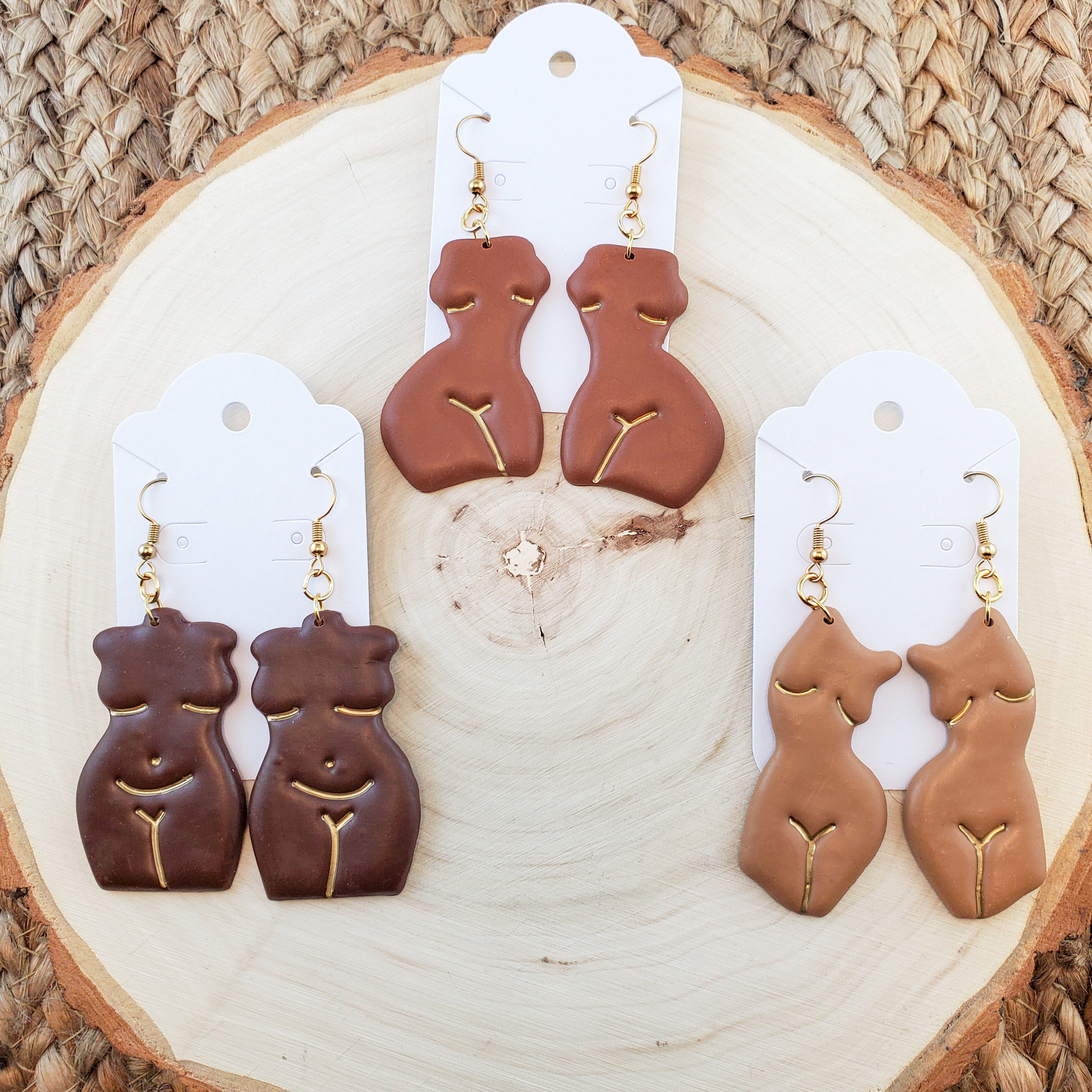 Wooden shop body jewelry
