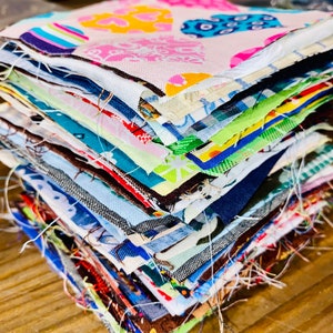 200 precut fabric squares size 4x4 inches