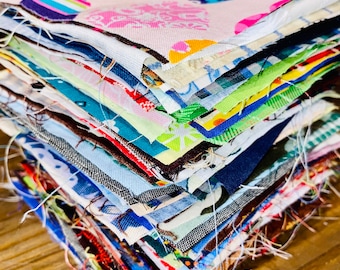 200 precut fabric squares size 4x4 inches