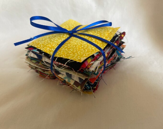 100 Different 2.5 Inch Fabric Squares Etsy