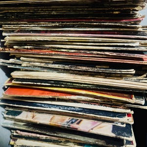 Vintage Vinyl Records: Random Genre Mix, Lot of 10 (12 inch)