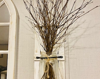Natural Birch Twig Branches: Rustic Farmhouse Decor, Floral Arrangement (50, 14-18")