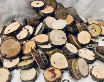 Mini Wood Slices: Rustic Vase Filler, Tree Slice Crafts