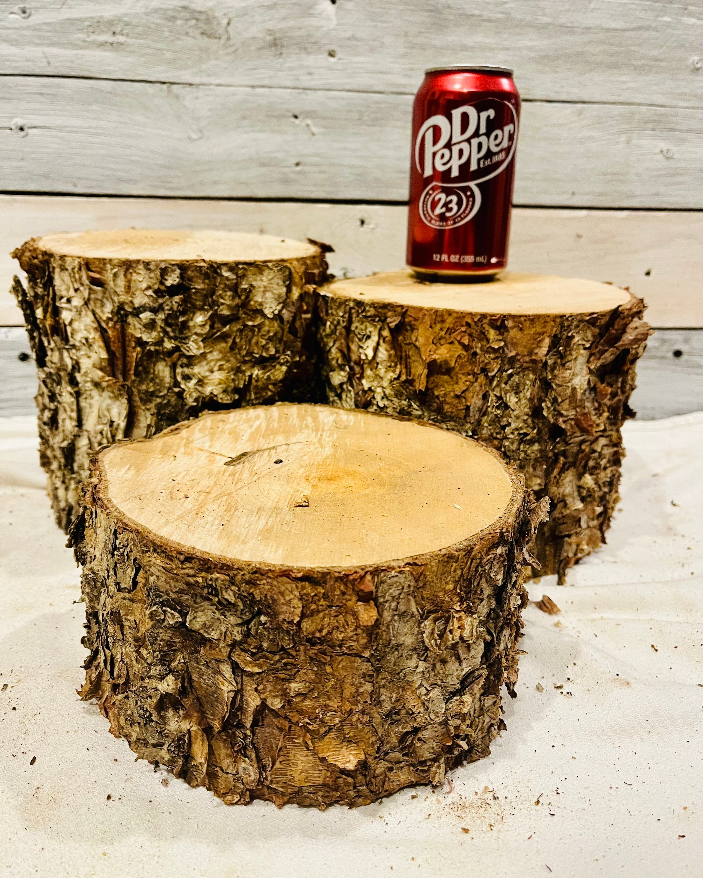 Troncos de abedul: Centro de mesa rústico para boda (juego de 3) - Etsy  México, image size:2400x3000