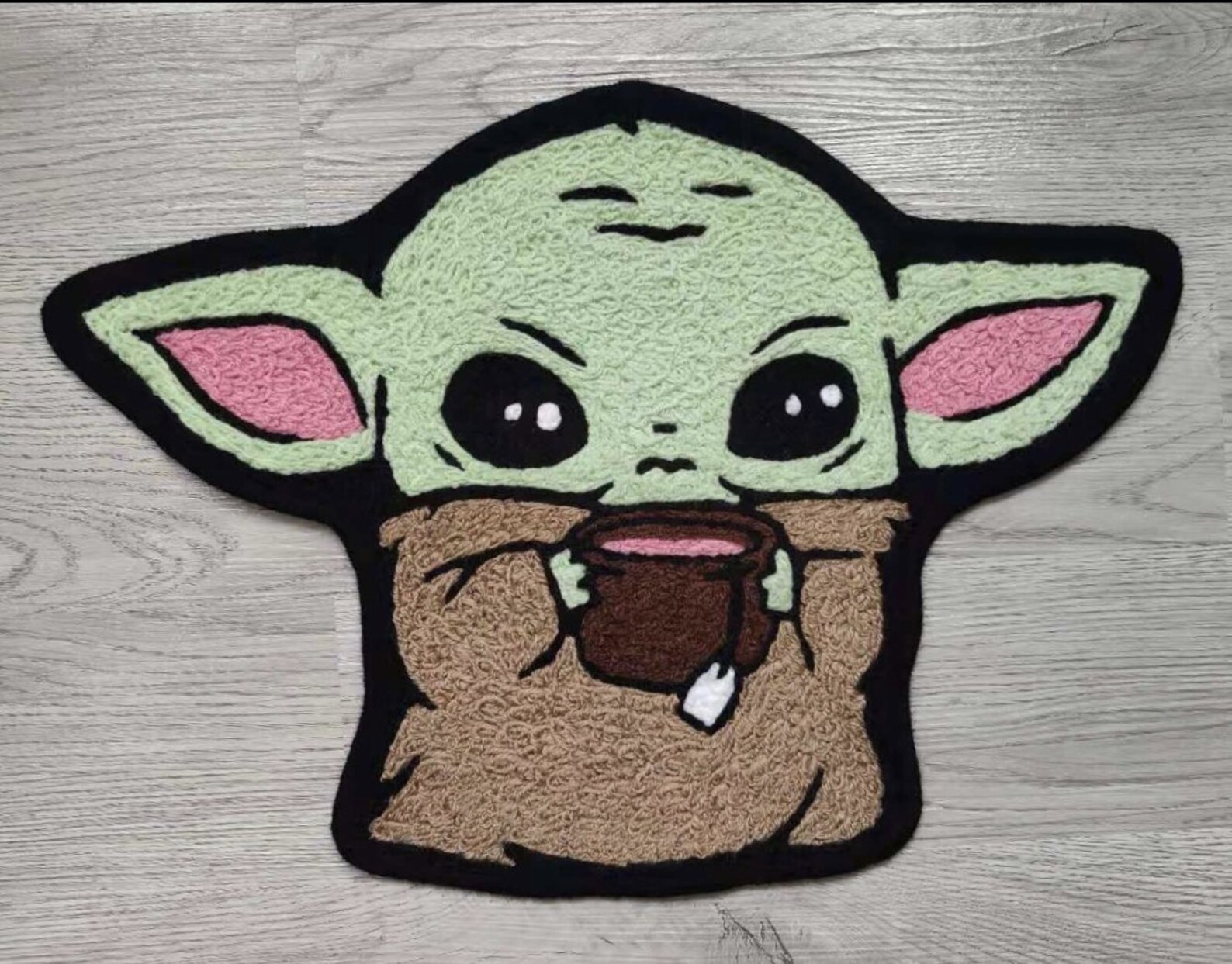 Baby Yoda Rug Carpet Inspired by Star Wars Etsy