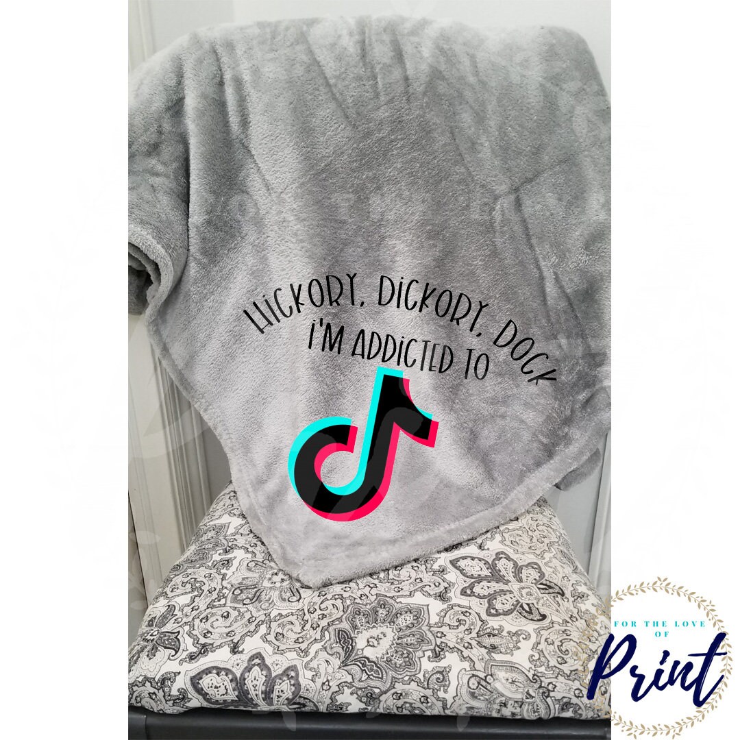 Tik Tok BlanketTik Tok Watching BlanketSoft Plush Etsy