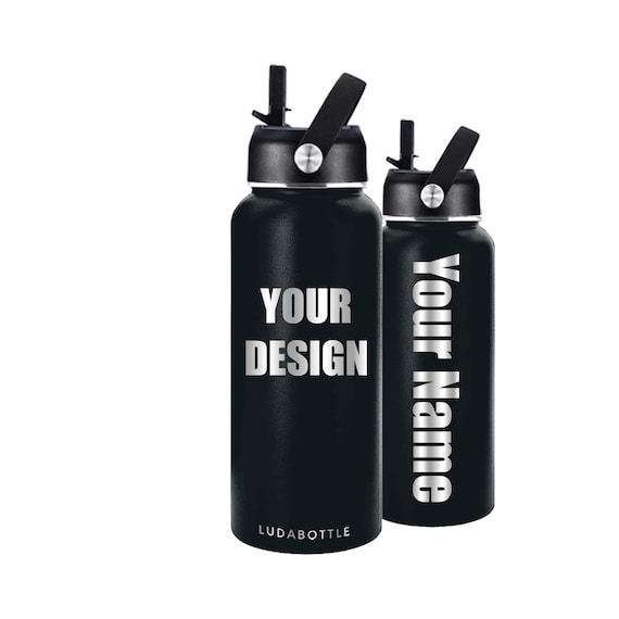 Personalized Water Bottles 32 oz - Chic Makings