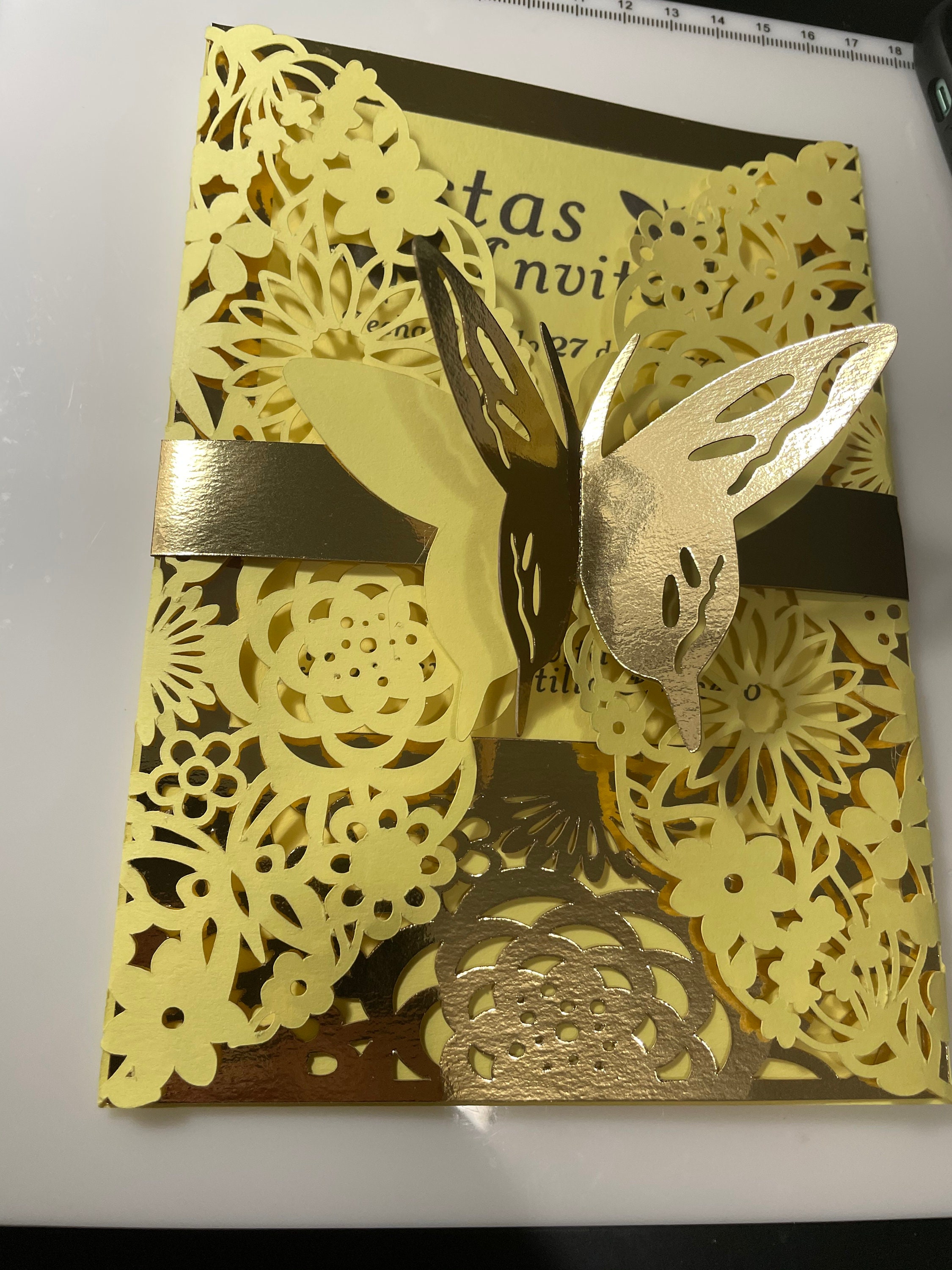 Butterfly Invitation Etsy