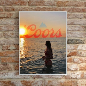 Personalisiertes Bier Poster TikTok Trend für Freund | Fügen Sie ein Bier hinzu | Fügen Sie einen Energy Drink | Beliebiges Logo | Für Freundin | Personalisiertes Bier Poster