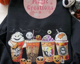 King Jack sweatshirt, Halloween Pumpkin, Halloween sweatshirt, NBC coffee sweatshirt, coffee lover