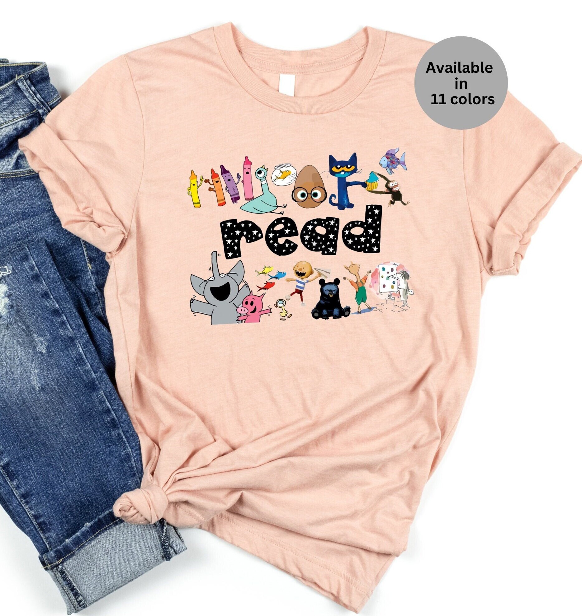 Fun Reading Teacher Shirt - Kindergarten & Children's Book Lover T-Shirt For Women - View #5