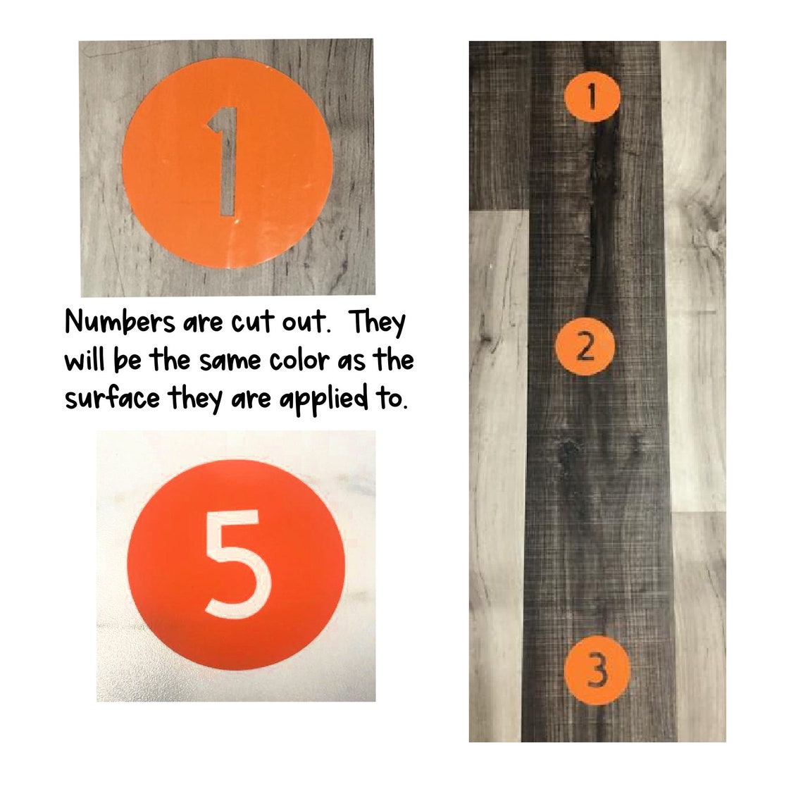 Customizable Clasroom Line up Spots, Learning Shapes, Color and Number ...