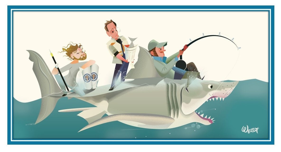Jaws  - Original Art