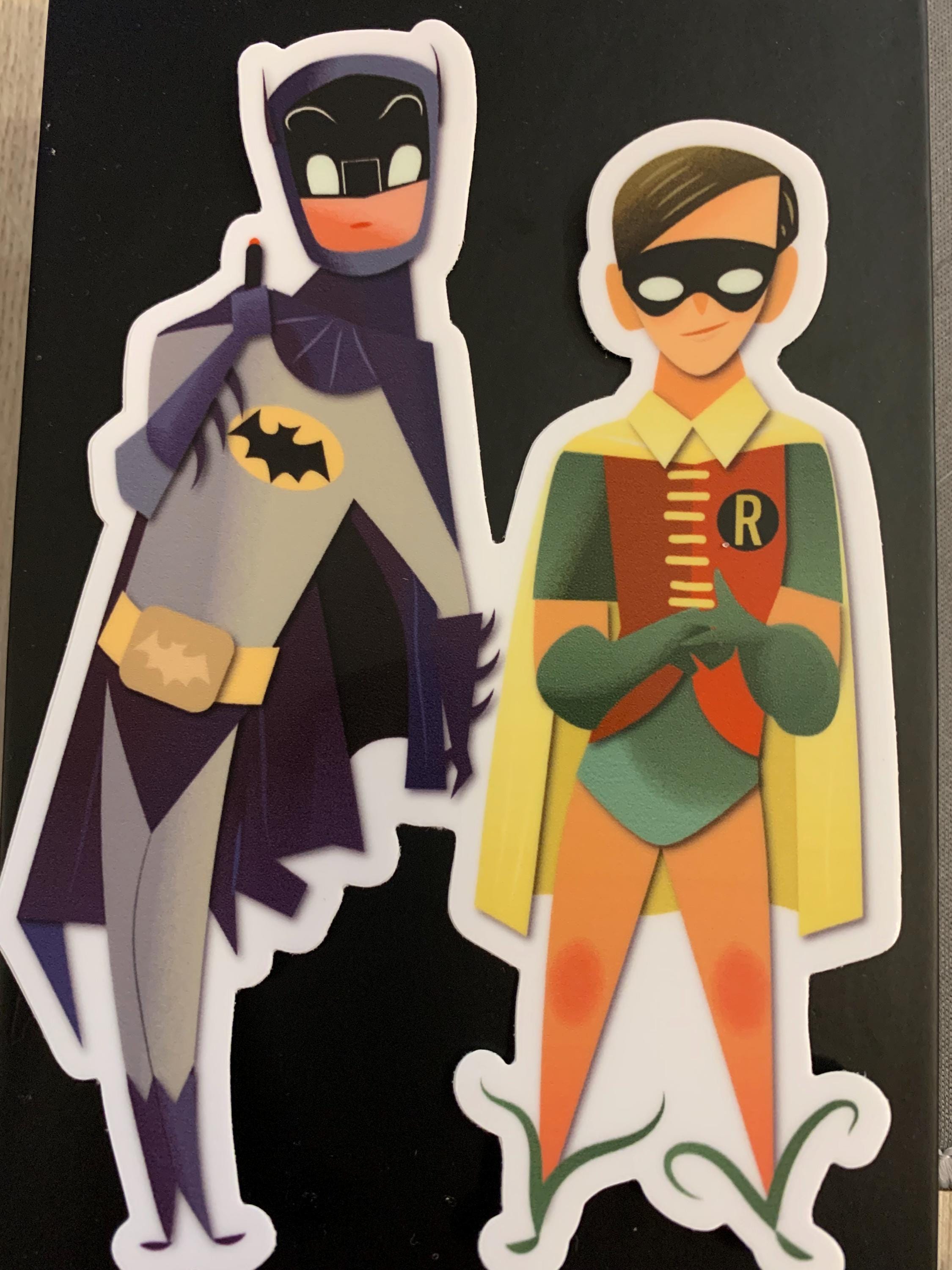 Batman & Robin Sticker - Etsy
