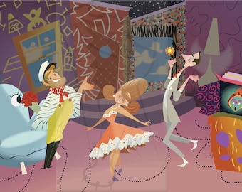 Pee Wee&#39;s Playhouse - Original Art