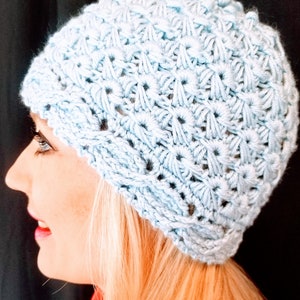 Broomstick Lace Stitch Hat