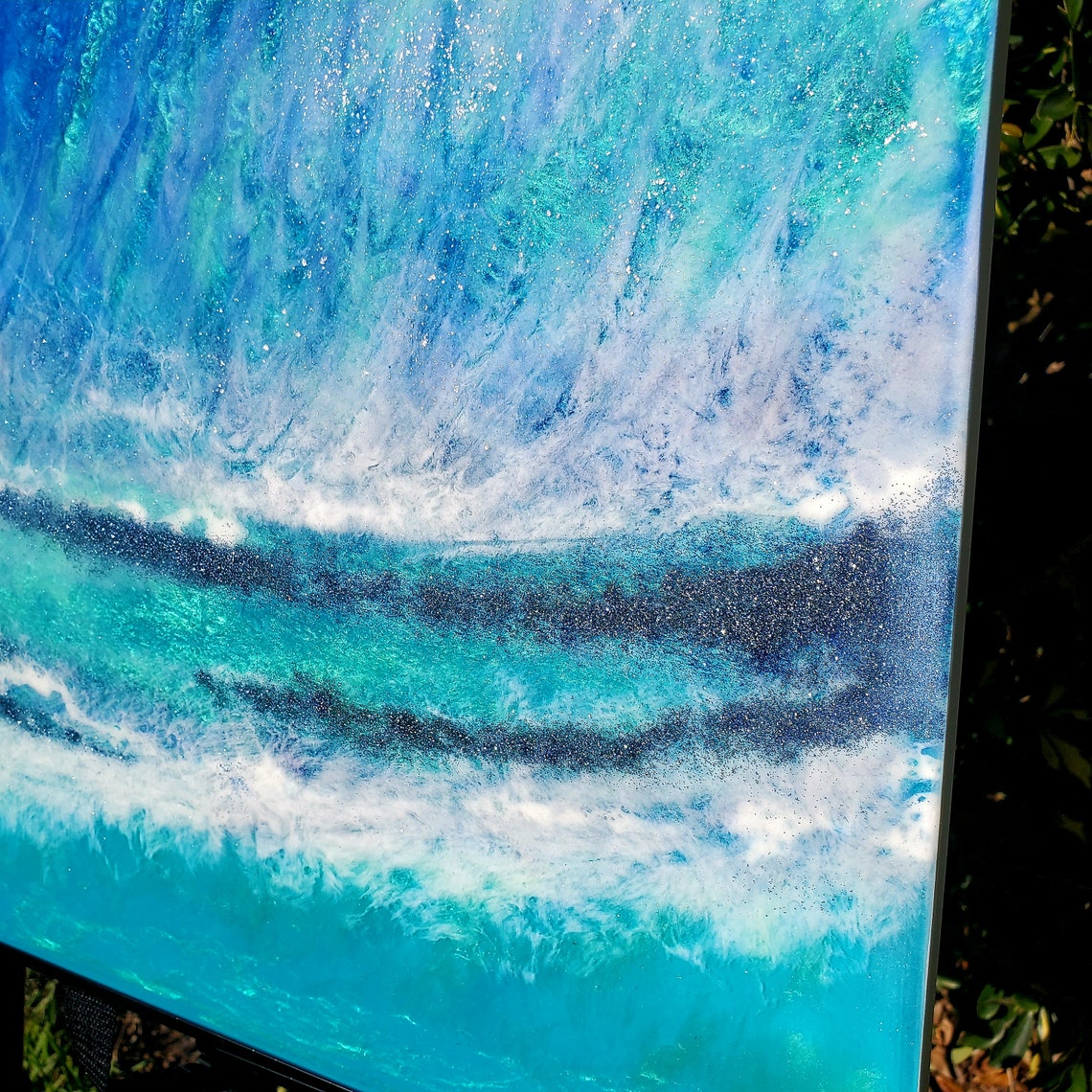 Modern Custom Resin Wall Art Decor Etsy