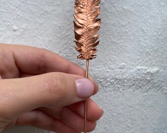 Feather Hat Pin/ Lapel Pin