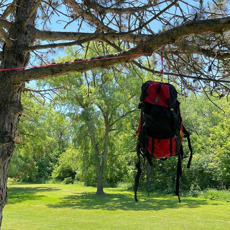 Bear Bag Hanging Kit Pulley System to Lift Heavy Food Packs Etsy