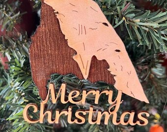 Half Dome - Yosemite National Park Christmas Ornament - SVG Laser File Digital Download - Commercial Use