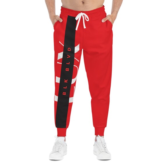 Jogging athletique de luxe Jogging unisexe Ensemble elegant assorti Pantalon de survetement LUX Logo Pantalon en tissu doux pour sport Gym Yoga Cadeau de voyage ROUGE Etsy France