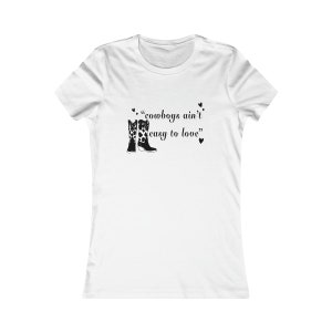 Aint Easy to Love Damen T-Shirt (Kuhdruck)