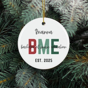 Personalisierte Musikbildung Ornament Kundenspezifisches BME Geschenk für Musiklehrer-Abschluss-Geschenk Musikpädagogik Graduate Music School Graduate Geschenke