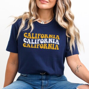California T-Shirt Vintage California Shirt Gift for California Fan Gift Retro Cali Game Day Shirt Women&#39;s Vintage Cali TShirt Gift For Her