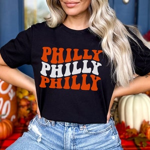 Philadelphia Hockey T-Shirt Vintage Philadelphia Hockey TShirt Gift for Philly Hockey Fan Gift Retro Game Day Shirt for Her Women&#39;s Shirt