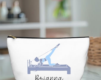 Custom Pilates Socks Pouch Grip Socks Bag Grippy Socks Pouch Pilates Sock Zipper Bag Personalized Pilates Instructor Gift for Pilates Mom
