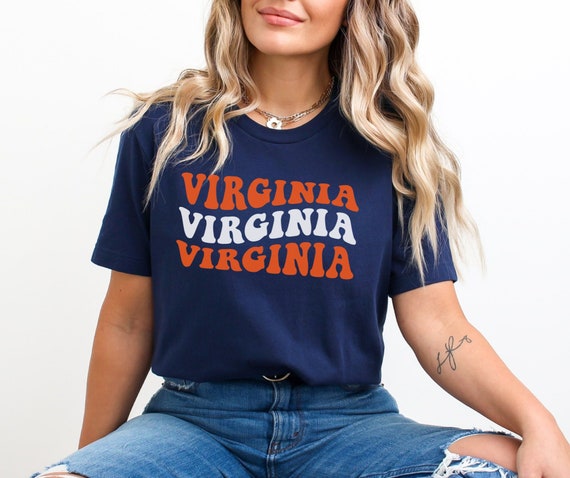 Virginia T-Shirt Vintage Virginia Shirt Gift for Virginia Fan Gift Retro Virginia Game Day Shirt Women's Vintage Virginia Tailgating TShirt