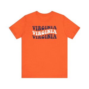 T-shirt Virginie vintage Chemise Virginie Cadeau pour fan de Virginie Cadeau chemise Virginie rétro Game Day T-shirt Virginie vintage pour femme talonnage image 6