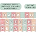 Speech Language Month Banner SLP Month Sign Printable Speech Month ...