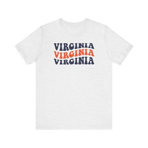 T-shirt Virginie vintage Chemise Virginie Cadeau pour fan de Virginie Cadeau chemise Virginie rétro Game Day T-shirt Virginie vintage pour femme talonnage image 8