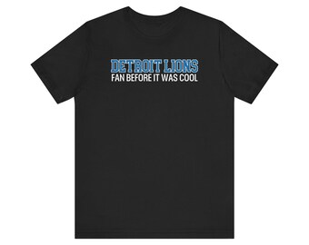 Custom Listing - Detroit Football T-Shirt Detroit Fan Before It Was Cool TShirt