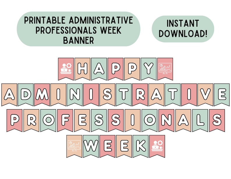 Administrative Professionals Week Banner Administration Week Sign