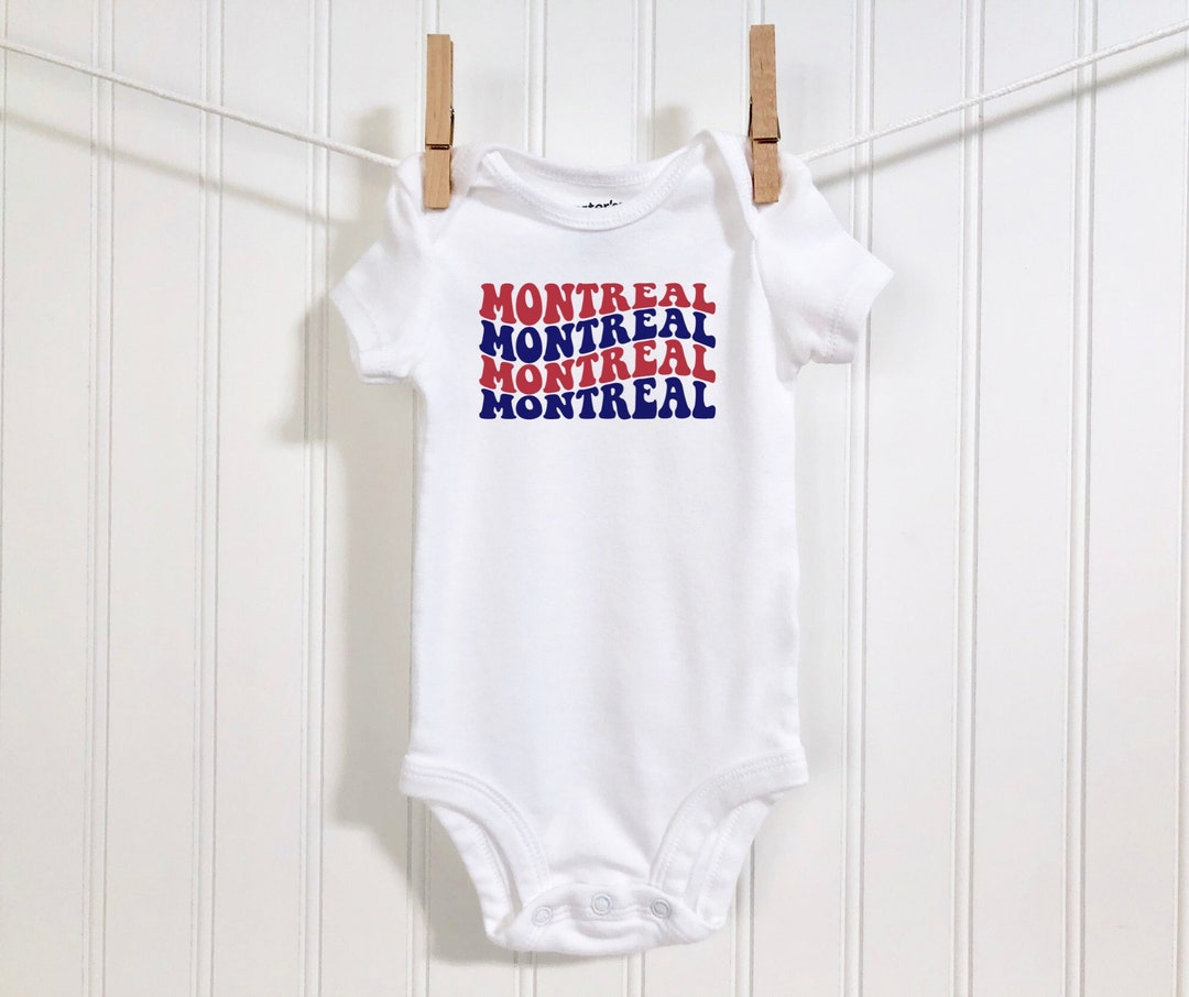 Montreal Hockey Baby Onesie® Montreal Hockey Infant Bodysuit Montreal ...