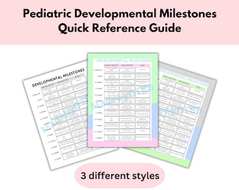 Pediatric Developmental Milestones for Occupational Therapy OT OTA Student Fieldwork Early Intervention | Gross Motor Fine Motor Milestones