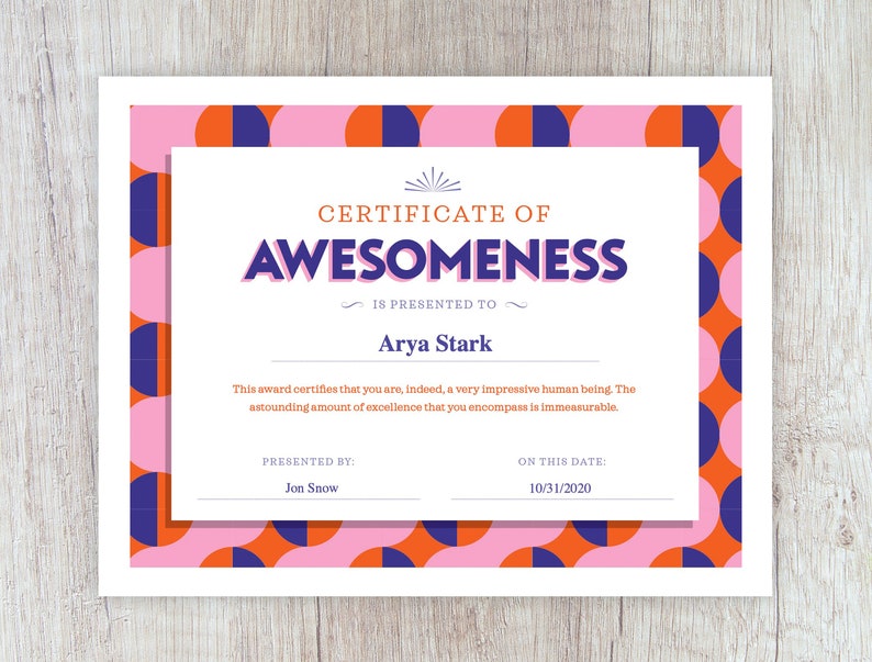 certificate-of-awesomeness-printable-editable-pdf-etsy