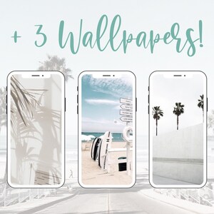 Sea Foam Summer IOS App Icons iOS Icons App Icons Aesthetic IOS Icons Beach Icons Summer Beach Icons iPhone Aesthetic Icons image 4