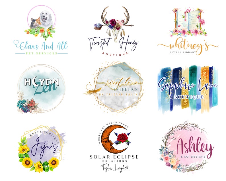 Logo Design, Custom Logo Design, Logo Design Custom, Photography Logo