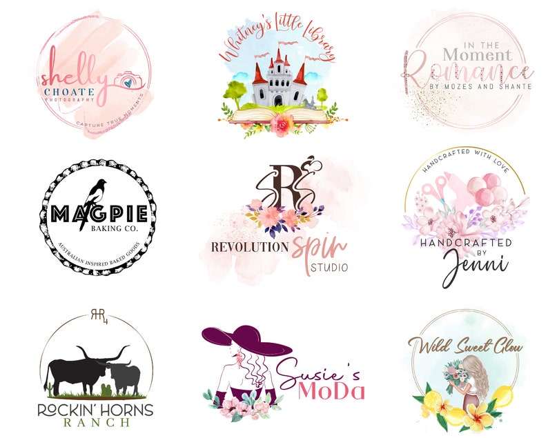 Logo Design, Custom Logo Design, Logo Design Custom, Photography Logo