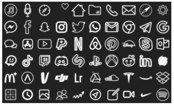 60 Black And White Neon Iphone Ios 14 App Icons Neon App Etsy 60 Black And White Neon Iphone Ios 14 App Icons Neon App Etsy