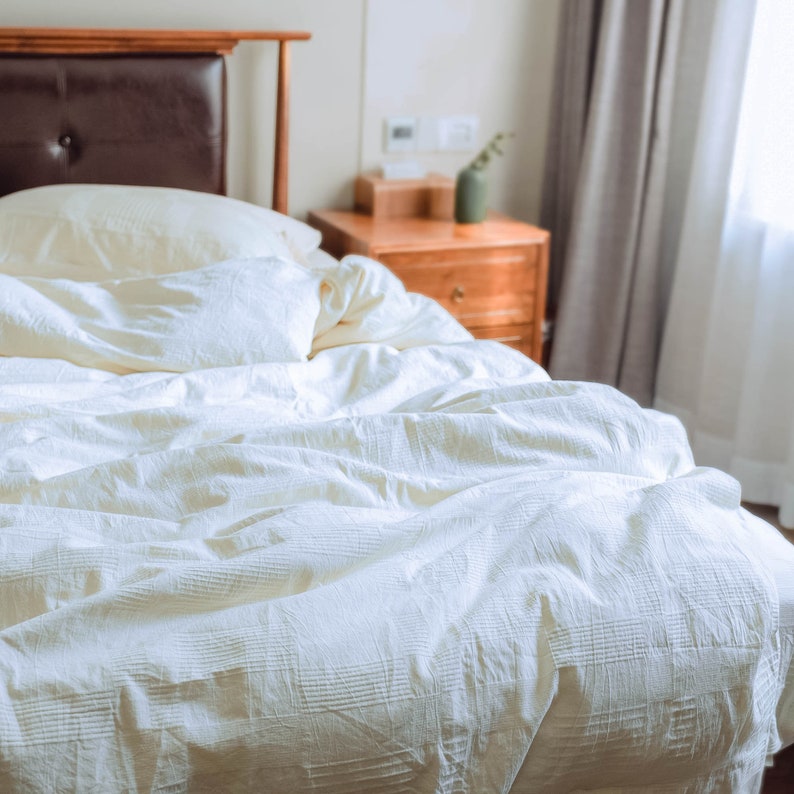 Organic Cotton Duvet Cover Set Queen Duvet Cover King Etsy