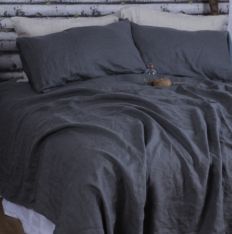 Natural Linen Duvet Cover Queen Duvet Cover King Duvet Etsy Canada